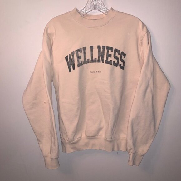 Sporty & Rich Wellness Ivy Crewneck Sweater XS - Picture 2 of 11